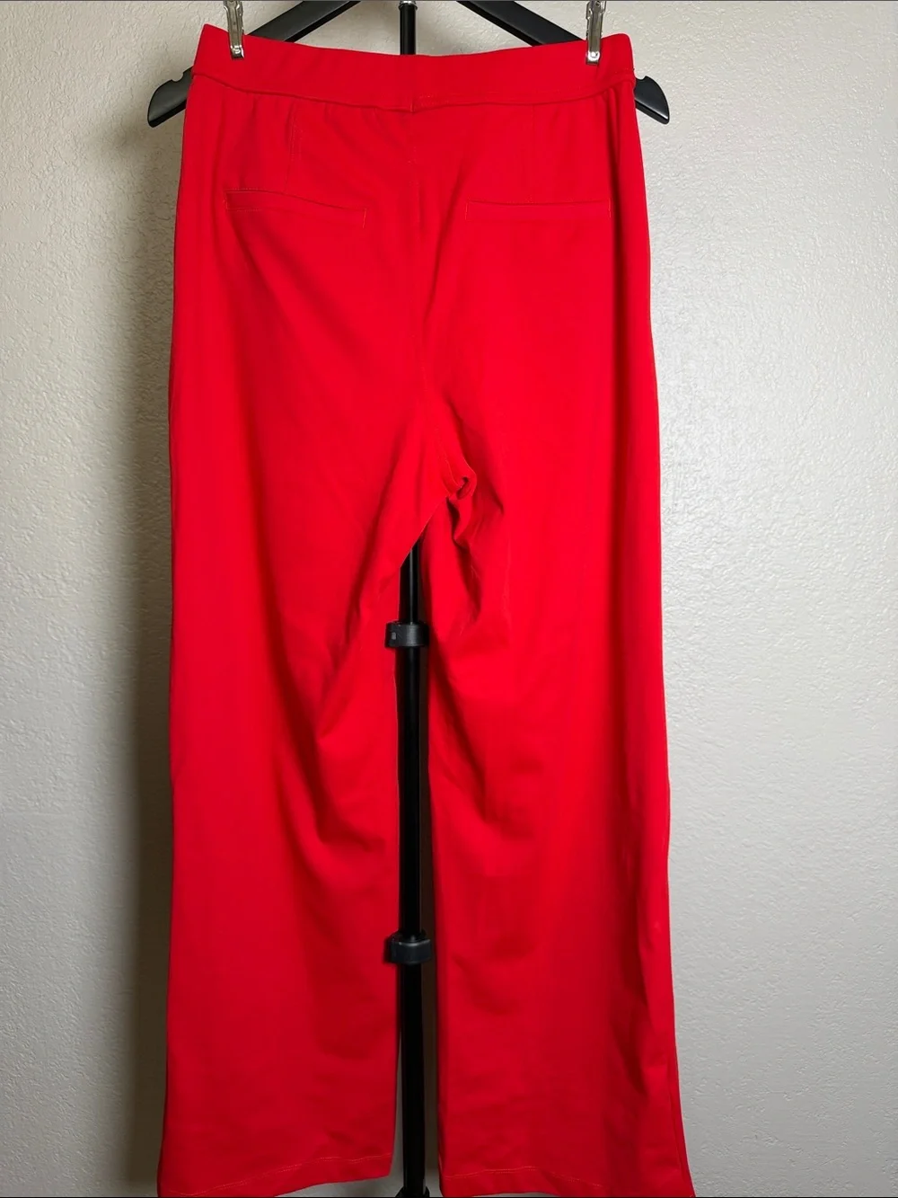 HALARA Wide-Leg Red High-Waist Trousers